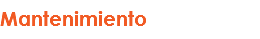 Mantenimiento